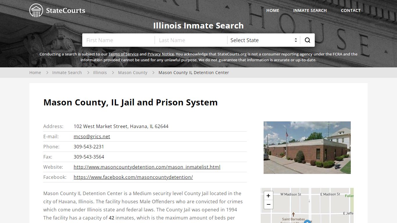 Mason County IL Detention Center Inmate Records Search, Illinois ...